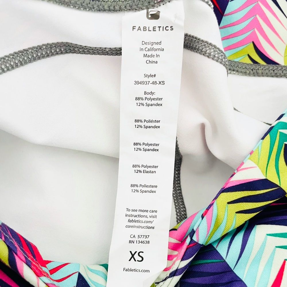 Fabletics Multi Colored Capri Yoga Pants - image 7